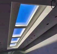 Lampe LED encastrée à lumière artificielle intérieure, CRI élevé, effet ciel bleu, faux puits de lumière, panneau de plafond virtuel