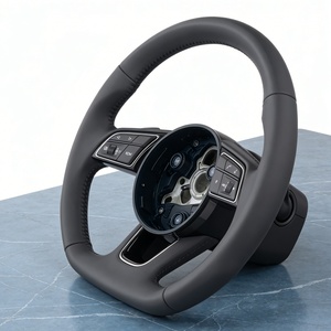 Volant sport en cuir personnalisé compatible avec <span class=keywords><strong>Audi</strong></span> A5 A6L A4 A4L B9 A7 Q2L Q3 <span class=keywords><strong>Q5</strong></span> Q5L Q7 A1 A3 8V 8P en stock - Product Image 1