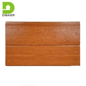 Panneaux sandwich à grain de bois de bonne qualité, revêtement mural en métal gaufré galvanisé - Product Image 3