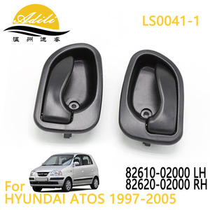มือจับประตูด้านใน Adili รุ่น 82610-02000 82620-02000 สำหรับรถยนต์ฮุนได อาโตส ปี 1997-2005 ทำจากพลาสติกสีดำ - Product Image 1