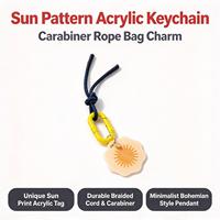 Aksesoris Tas & Dompet Trendy, Liontin Gantungan Rantai Tas DIY, Berbagai Macam Motif Pohon Palem, Kerang, Layar Kapal, Bunga, Ceri, untuk Pembuatan Perhiasan