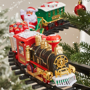 Nouveauté : <span class=keywords><strong>Train</strong></span> électrique <span class=keywords><strong>de</strong></span> <span class=keywords><strong>Noël</strong></span> avec lumières et sons <span class=keywords><strong>de</strong></span> <span class=keywords><strong>Noël</strong></span>, <span class=keywords><strong>train</strong></span> à vapeur pour décorer l'arbre <span class=keywords><strong>de</strong></span> <span class=keywords><strong>Noël</strong></span> - Product Image 6