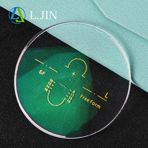 L.Jin 1.56 1.60 <span class=keywords><strong>MR</strong></span>-<span class=keywords><strong>8</strong></span> ống kính Progressive freeform HMC màu xanh cắt ống kính shmc màu xanh lá cây lớp phủ RX Ống kính đa tiêu cự đọc ống kính quang học - Product Image 2