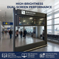 Sistema de Pantallas FIDS Personalizado con Terminal LCD y CMS para Información al Pasajero en Aeropuertos y Señalización Inteligente