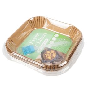 Freidora <span class=keywords><strong>de</strong></span> <span class=keywords><strong>aire</strong></span> <span class=keywords><strong>de</strong></span> la mejor venta, revestimiento <span class=keywords><strong>de</strong></span> papel desechable, 100 Uds., freidora <span class=keywords><strong>de</strong></span> <span class=keywords><strong>aire</strong></span> antiadherente <span class=keywords><strong>de</strong></span> 20cm, papeles desechables para hornear con cepillo <span class=keywords><strong>de</strong></span> aceite - Product Image 2