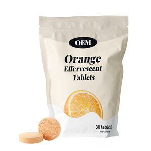 Private Label <b>Orange</b> Effervescent Tablets OEM ODM Custom Packaging Bulk Supply - Product Image 1