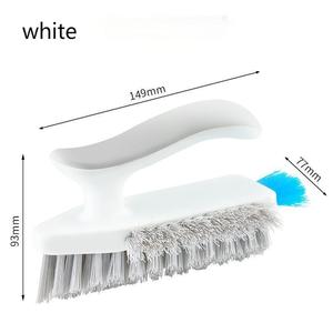 Hot Sell V Shape Plastic Bathroom Corner Scrubber Toilet Household Kitchen Crevice Floor <strong>Hand</strong> Hold Gap Cleaning <strong>Brush</strong> - Product Image 6