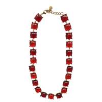 Collier en acier inoxydable avec perles de strass en cristal, plaqué or PVD, tendance, pour les fêtes, durable, résistant, bijoux de mode