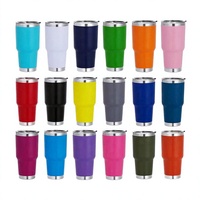 Tasse de voiture professionnelle 30 oz en acier inoxydable 304, isolée sous vide, épaissie, portable, type thermos, pour l'Europe et l'Amérique