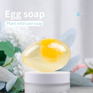 Toptan 80g Doğal Organik Kolajen Yumurta Sabunu El Yapımı Beyazlatıcı Sabun Kolajen Temizleyici Yüz ve Vücut Sabunu - Product Image 2