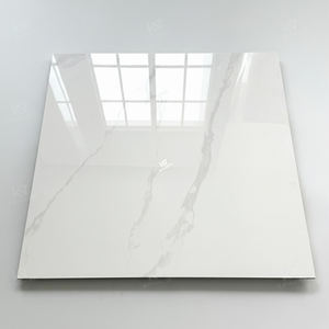 Baldosas de Porcelana Personalizadas Tipo Carreaux De Sol, Acabado <span class=keywords><strong>Brillante</strong></span>, Mármol <span class=keywords><strong>Blanco</strong></span>, <span class=keywords><strong>60x60</strong></span> 80x80 en Foshan para Proyectos de Decoración - Product Image 1