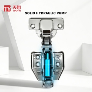 TIANYI Wholesale Furniture Hardware Soft Close Hydraulic Hinges 3D Adjustable Nickel Plated Durable for Kitchen Apartment - Product Image 4