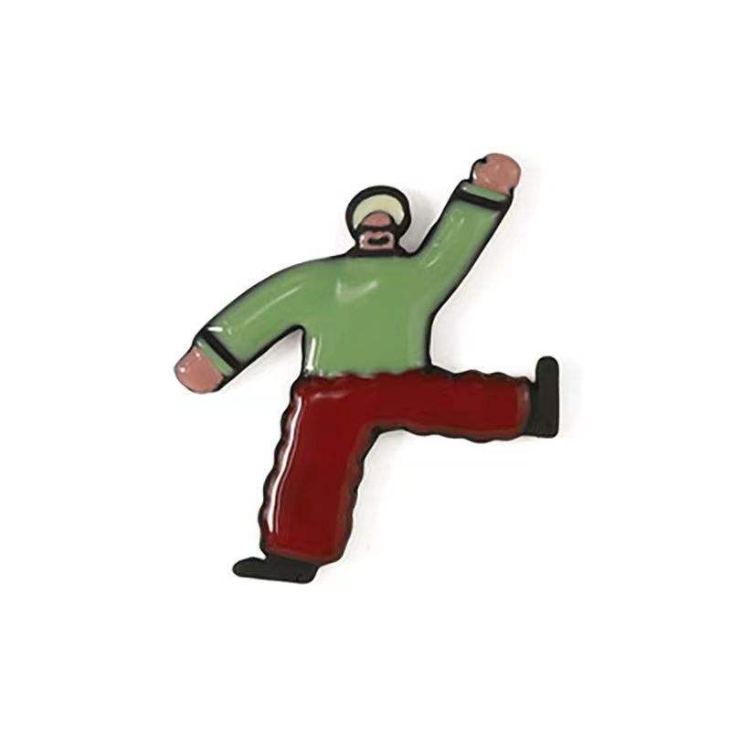 Petite boucle d'oreille verte (à l'unité)