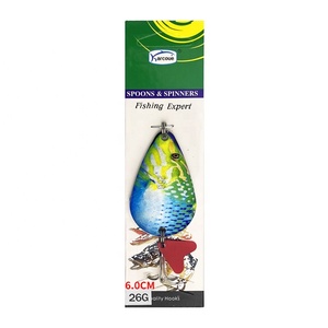 Señuelos de cuchara de pesca coloridos cebos giratorios de pesca de fundición para trucha salmón Steelhead Walleye Bass - Product Image 5