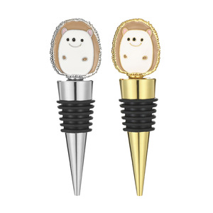 Hedgehog Wine <b>Stopper</b> Gold And Silver Zinc Alloy Sealing Bottle <b>Stopper</b> For Wine Champagne - Product Image 4