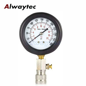 Xe xi lanh Tester Kit động cơ 0-300psi đo áp suất xe máy kép phát hiện Bộ Xăng gas kiểm tra M10 M12 M14 M18 Bộ chuyển đổi - Product Image 3