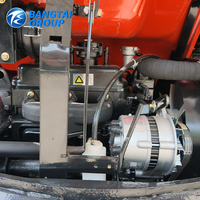 Mini-excavatrice sur chenilles diesel avec fonction de bras pivotant, pelle hydraulique pour chantier, excavatrice compacte