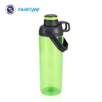 Bouteille d'eau en plastique personnalisée avec impression sur mesure, réutilisable, de qualité alimentaire, fabricant OEM ODM