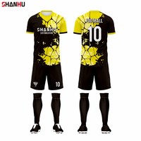 Maillot de football personnalisé avec impression par sublimation, respirant, séchage rapide pour hommes, femmes, enfants, vente en gros aux États-Unis, Camisetas De Futbol