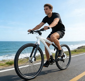 Vélo de montagne et de route en fibre de carbone léger de <span class=keywords><strong>28</strong></span> <span class=keywords><strong>pouces</strong></span>, fabriqué en usine directe, système 12 vitesses, axe en acier, pliable, écologique, étanche - Product Image 2