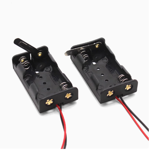 Fabrieksdirecte levering kleine oplage DIY elektronische componenten 2*AA mes-schakelaar batterijhouder voor elektronische apparaten - Product Image 1