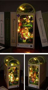 Oferta Especial: Adorno Creativo 3D de Bosque de Luciérnagas, Modelo Ensamblado a Mano, Regalo de Cumpleaños, Decoración DIY de Madera para Librería - Product Image 5