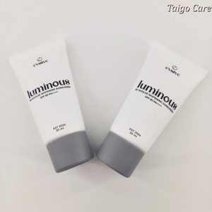 Envase cosmético personalizado de PE blanco de 30ml 50ml, tubo vacío para el cuidado de la piel con tapa de rosca para loción o crema. - Product Image 2