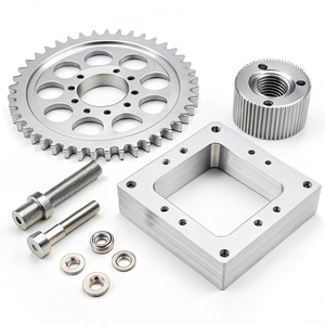 Support de montage en aluminium usiné CNC avec engrenages et composants de quincaillerie – Service de fraisage et tournage de précision - Product Image 1