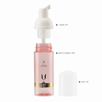 100ml 150ml ml 200ml Botol Dispenser Kosmetik Custom untuk Pembersih Hewan Peliharaan, Botol Pompa Plastik untuk Sabun Berbusa
