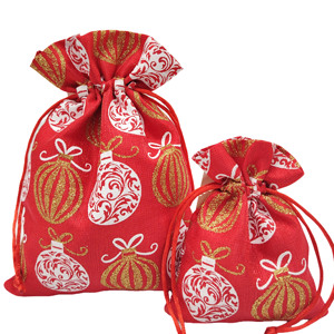 High Quality Drawstring Fabric <b>Gift</b> <b>Bags</b> for Christmas Present Packaging <b>Small</b> Pouch - Product Image 3