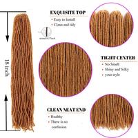 Extensions de Cheveux Synthétiques Souples Dreadlocks Crochets Fausses Locks Sister Afro Braids au Crochet