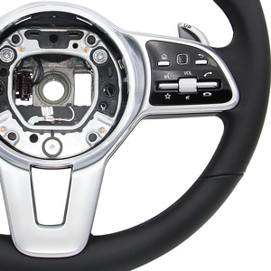 Volante de Cuero Negro Personalizado con Botones para <span class=keywords><strong>Mercedes</strong></span> Benz C GLC E S CLS AMG Zc-801-p2-y, Gran Venta - Product Image 3
