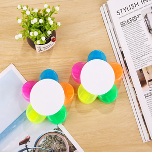 Biểu Tượng Tùy Chỉnh 5-Trong-1 Cánh Hoa Tô Màu Bút 5 Màu Sắc Hoa Hình Dạng Màu Nước Huỳnh Quang Bút Trường Văn Phòng Phẩm Vui Vẻ Quà Tặng - Product Image 6