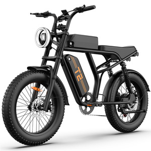 Vélo électrique tout-terrain hybride 500W 48V à pneus larges haute performance pour adultes, pour la conduite sur sentiers et hors route, pneus de 20 pouces - Product Image 2