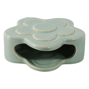 Organizer da scrivania in ceramica a forma di fiore, piccolo contenitore per scrivania, per decorare l'ufficio di casa. - Product Image 5