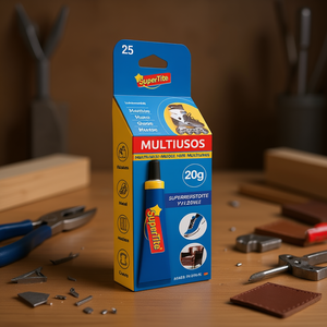 Colla multiuso 20 ml super resistente flessibile per plastica, metallo, legno, pelle - Product Image 3