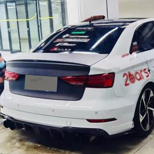 Couvercle de <span class=keywords><strong>coffre</strong></span> arrière en fibre de carbone style CSL pour <span class=keywords><strong>Audi</strong></span> A3 S3 <span class=keywords><strong>RS3</strong></span> 8V B9 2013-2020 Spoilers de voiture Bodykit Couvercle de <span class=keywords><strong>coffre</strong></span> arrière - Product Image 5