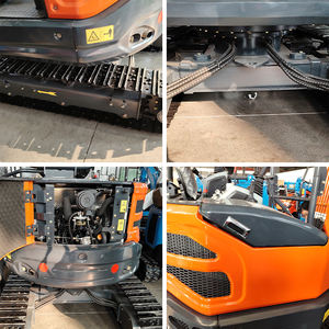 2025 nuova tendenza 1 tonnellata escavatore Mini escavatore cingolato Mini Bagger idraulico motore diesel compatto escavatore movimento terra per la vendita - Product Image 4