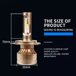 Phare LED 110W 10000lm, faisceau haut/bas, ampoule H4/H7/H11/9005/9006/9007, blanc, 12V, puce 3570, ajustement universel, garantie 2 ans, voiture - Product Image 6