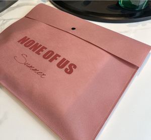 Eco Recycle Biodegradable Custom Garment Non-woven Drawstring Dust Bag <b>Pouch</b> Clothing Shoe Packaging Socks Logo Fur Custom - Product Image 3