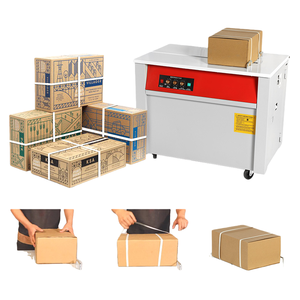 Ensacheuse semi-automatique à double moteur pour scellage de cartons, cerclage et emballage plastique - Product Image 2