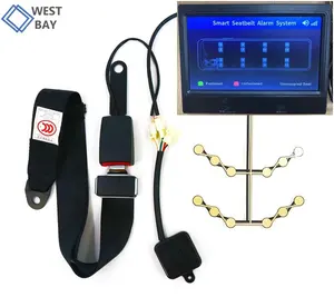 Westbay 7 "Lcd 4G Gps izleme uzaktan kontrol monitörü özel emniyet kemeri hatırlatma Film araba koltuğu Alarm sensörü basınç sensörü
