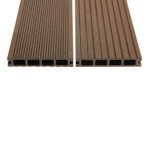 Revêtement de sol extérieur en composite bois plastique Qualité Japon Usine grain de bois direct texture composite résistant aux intempéries pour l'extérieur - Product Image 1