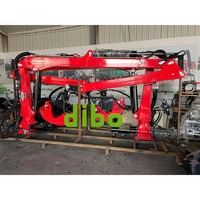 TUV CE approuvé foresterie remorque montée PTO entraînement trois points accouplement hydraulique tracteur grues avec treuil