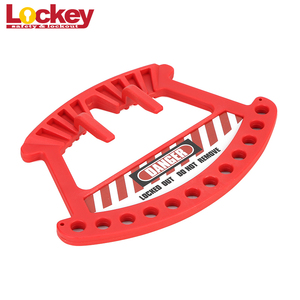 <span class=keywords><strong>Porta</strong></span> <span class=keywords><strong>lucchetto</strong></span> portatile in plastica con blocco di sicurezza per 12 serrature - Product Image 4