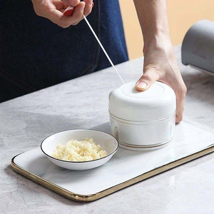 New Kitchen Hand Press Garlic Crusher Mincer Meat Slicer Onion Masher Manual <b>Vegetable</b> Smasher Fruit <b>Chopper</b> Red Pepper Grinder - Product Image 1