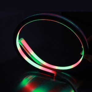 Tira de Neón Flexible de Fábrica 18x16mm IP68 Impermeable para Exteriores, Letrero LED RGB de Neón, Luz Digital Dinámica de Píxeles para Jardín - Product Image 1