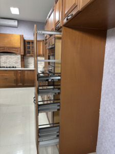 Indonesia Modern Classic High Quality Solid Wood Kitchen Cupboard Lacquer Acrylic Door Panel Faucet Drawer Slide Sink Basket - Product Image 2