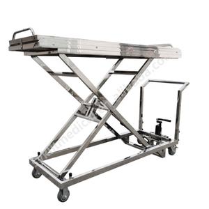 รถเข็นยกศพศพแบบไฮดรอลิก304 ssแสตนเลสปรับได้ - Product Image 1