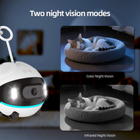 Robot de surveillance pour animaux de compagnie intelligent avec caméra UBOX, jouet pour animaux de compagnie, tumbler, audio bidirectionnel, vision nocturne, moniteur pour bébé, robot de surveillance pour animaux de compagnie WIFI